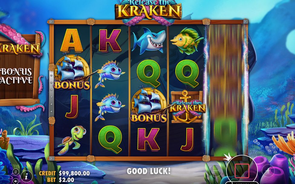Sunken Treasure Bonus med tre kistor att välja