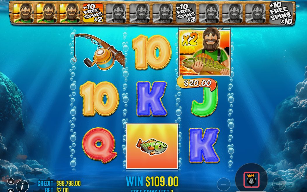 Fria spel där fiskaren samlar pengasymbolernas värden